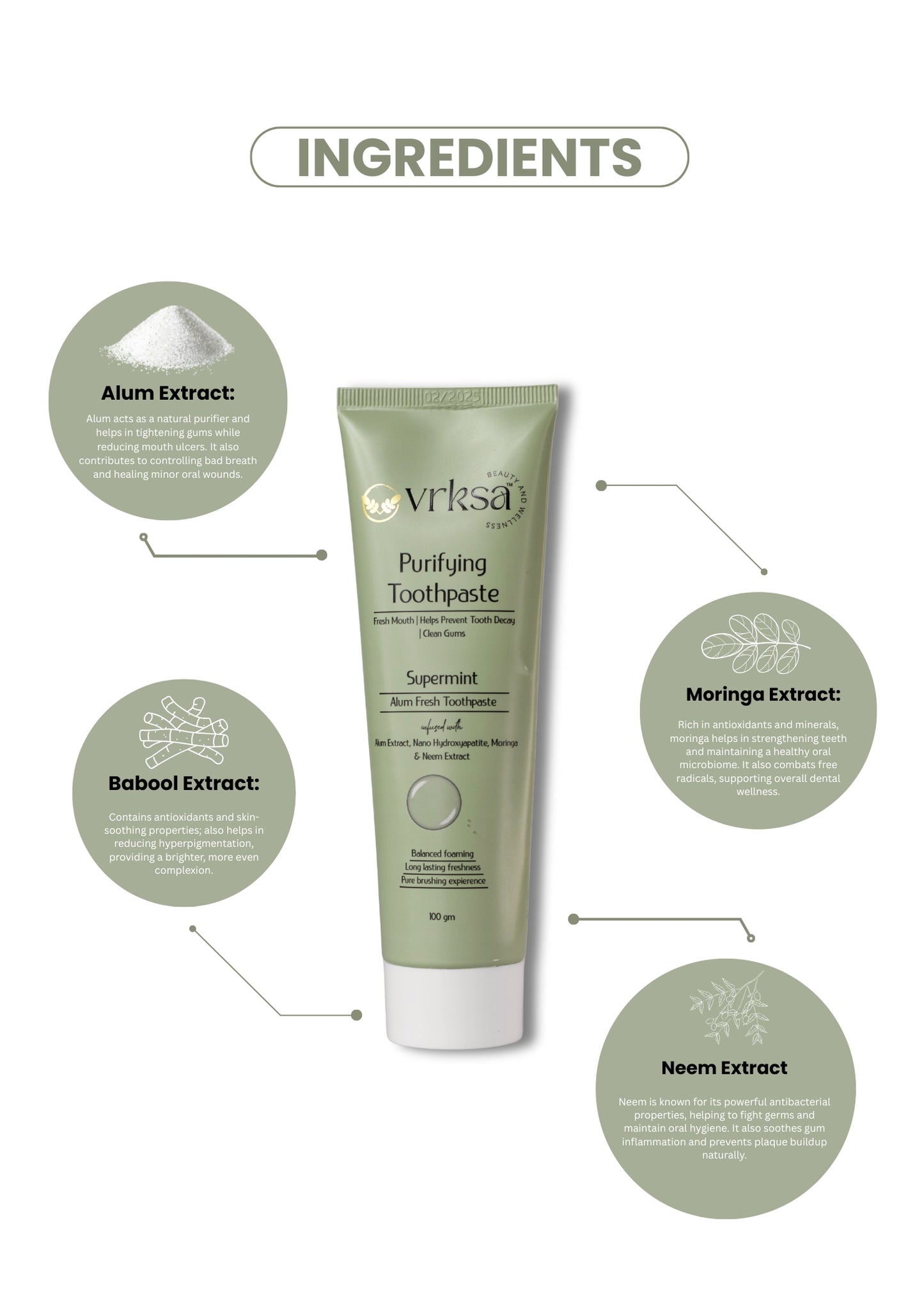 Supermint Alum Fresh Toothpaste