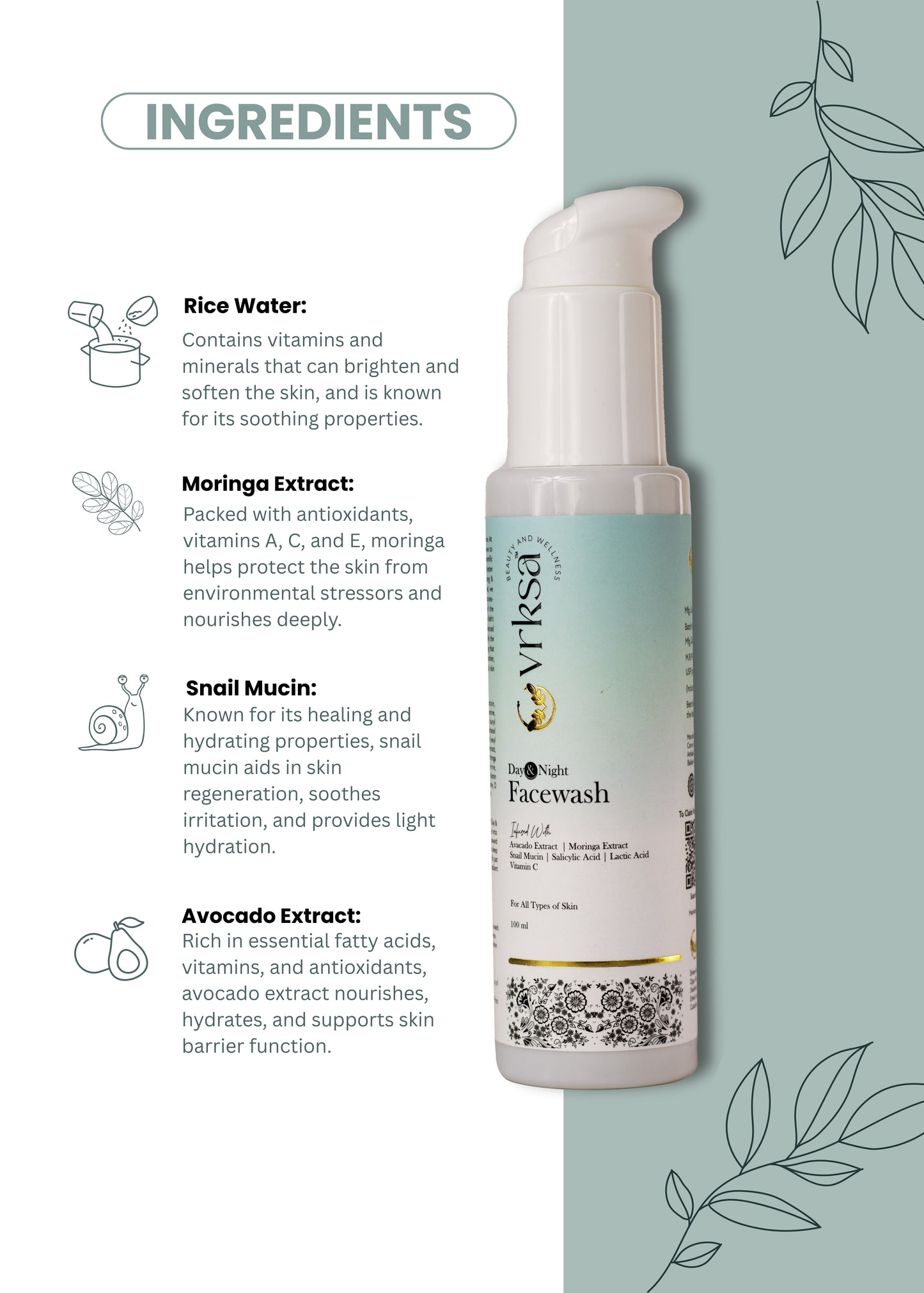 VRKSA Day & Night Face Wash